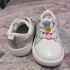 Carter’s Toddler Snakeskin Pull On Sneakers with Charms